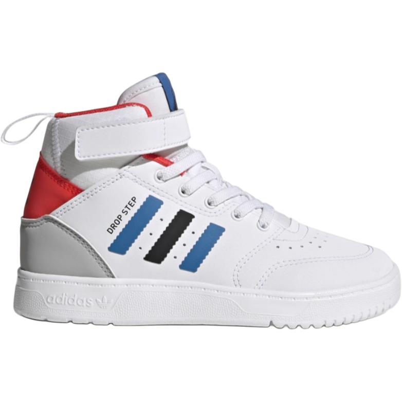 adidas Originals Drop Step 360 C Comfortable High Top Kids' Skateboarding Shoes White Kids' H05618