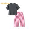 Balabala Girls' Antibacterial Summer Pajama Set