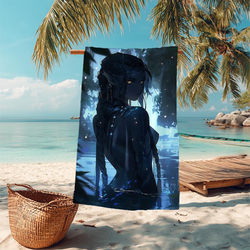1Pc Avatar Last Airbender Beach Towel Microfiber Beach Towel Thin Absorbent For Beach Swimming Yoga Bath Sports 0917286