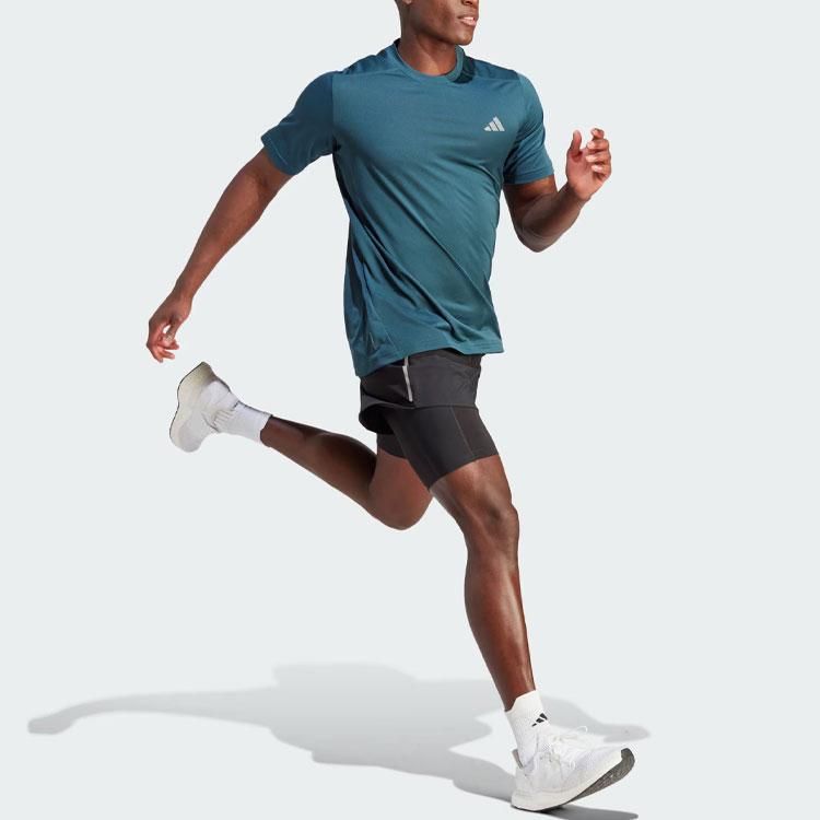 Adidas Ultimate Engineered Knit Reflective Quick-Dry Running T-Shirt Men Tops IM4188