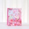 12pcs Heart Design Gift Bags For Valentine’s Day Bridal Shower Wedding Party Bags With Cute Love Heart Print