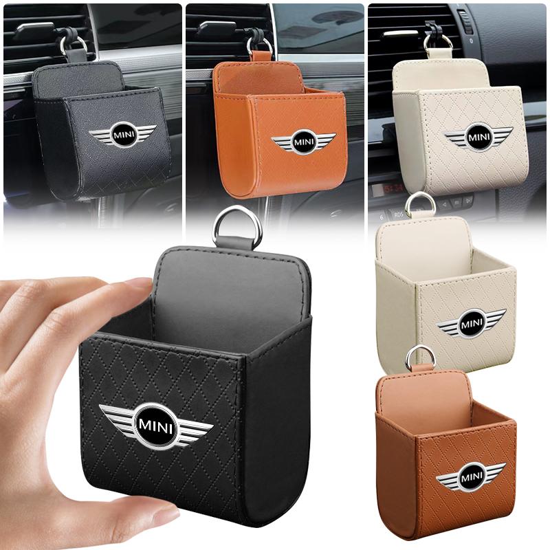 Car Air Outlet Storage Box Phone Glasses Organizer Car GoodsFor MINI Cooper Fridge One S F56 R57 R58 R60 JCW Countryman Clubman
