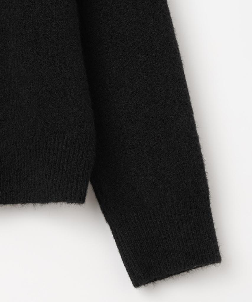 MILLO ARCHIVE Crop Move V-Neck Cardigan [Black]