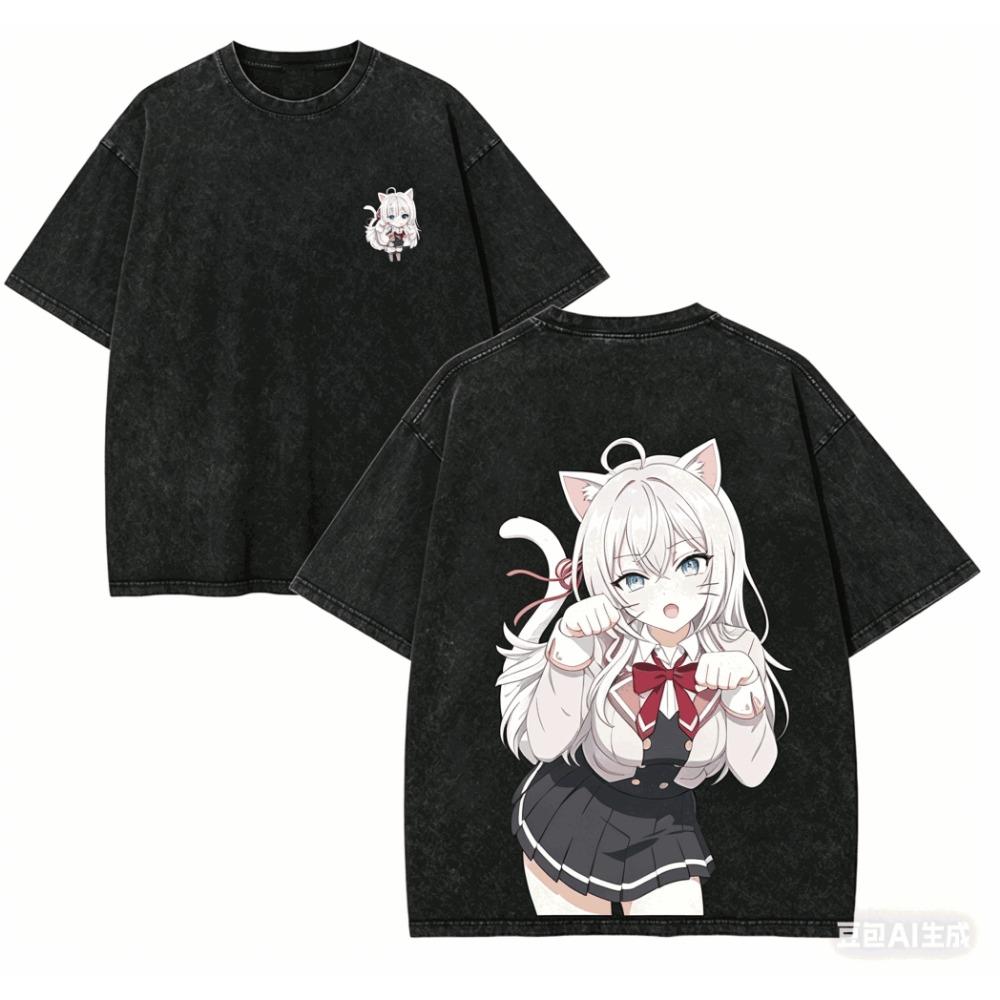 Alya Sometimes Hides Her Feelings In Russian Washed T-shirt Model Personality Clothes Shirt Year Round Washed