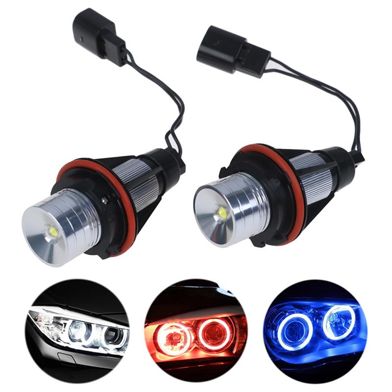 2 Pcs Led Angel Eyes Marker Lights Bulbs For E39 E53 E60 E61 E63 E64 E65 E66 E8787