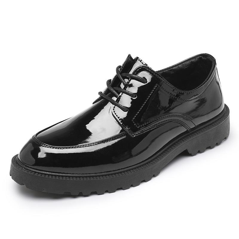 

Модные новые поступления, мужские повседневные кожаные туфли на толстой подошве, формальные туфли, модные туфли-броги, элегантные туфли-оксфорды для отдыха и прогулок, мужские туфли для взрослых 39