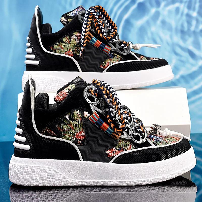 

Модные кроссовки для мужчин, большие размеры, кроссовки на плоской подошве, мужские, Zapatillas Hombre, на шнуровке, мужские, вулканизированные, зимние 45