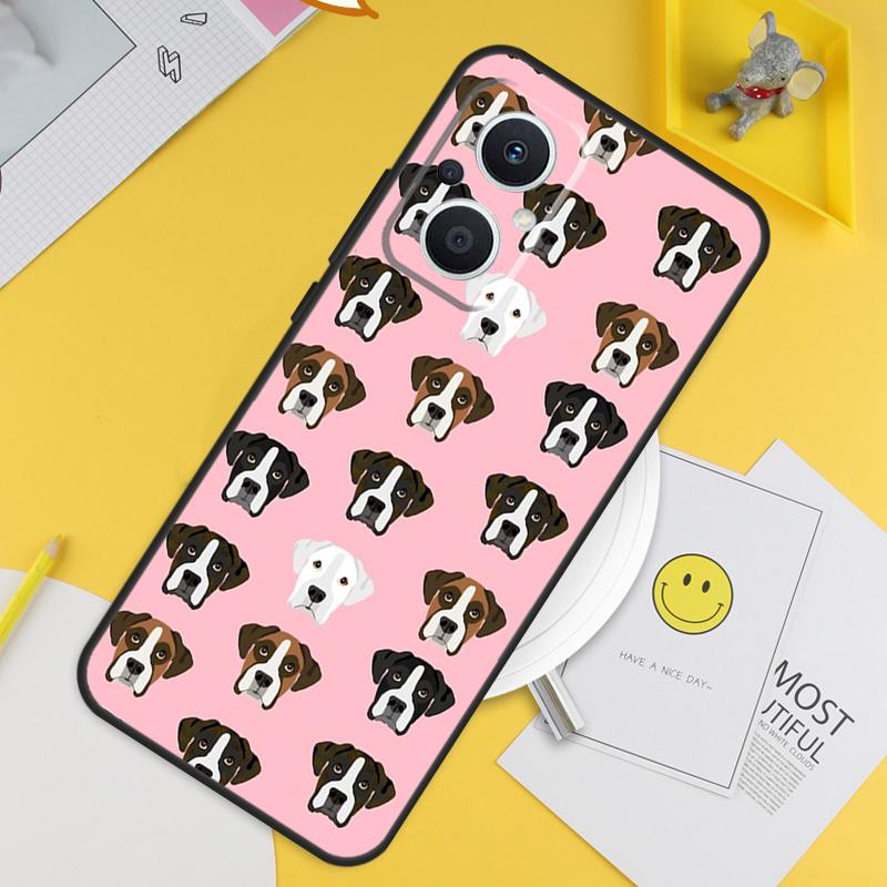 Boxer Hund Für OPPO Reno 8T 11F 12F 13F 14F 7 8 Lite 10 11 12 13 14 Pro OPPO Find X9 X8 X5 X6 Pro Hülle
