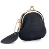 Retro Mini Lock Clip Coin Purse Daily Portable Cute Handheld Lipstick Storage Bag for Girls Kiss-lock Simple Key Bag Coin Pouch