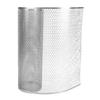 Autokühlergrill Gitter Wabenstruktur 40x13 Zoll Silberfarbe Aluminiumlegierung Auto Frontstoßstange Kühlergrill Gitter