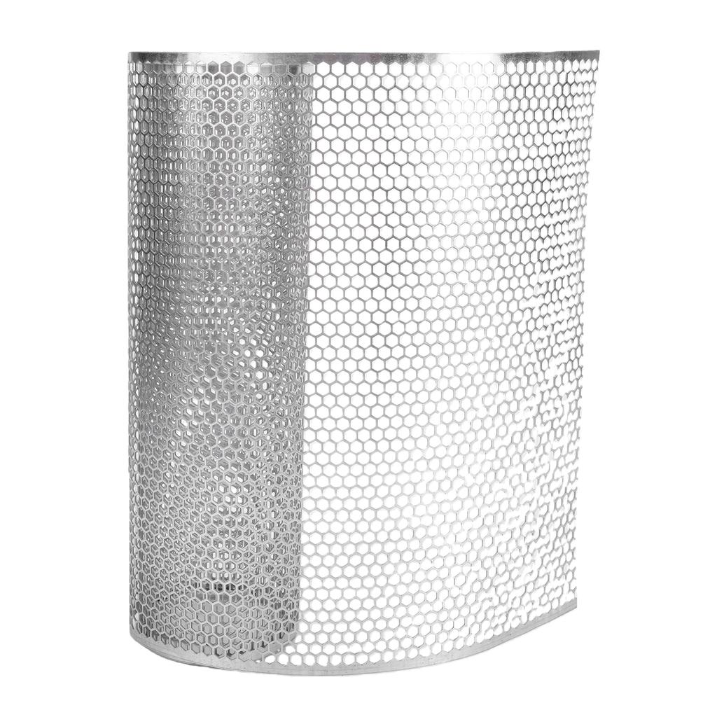 Autokühlergrill Gitter Wabenstruktur 40x13 Zoll Silberfarbe Aluminiumlegierung Auto Frontstoßstange Kühlergrill Gitter
