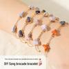 Qixi Festival DIY Brocade Hair Clip & Brooch Material Pack Hairpin Accessories.
