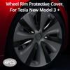 4PCS For TESLA Model 3 Highland 2024 Vehicle Full Coverage Wheel Cover Cap 18 Inches Hubcaps Automobile Replacement Accessories