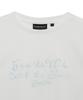 Syupeodeulai Women'S Slogan Logo T-Shirt White Sdfiscq02Wht