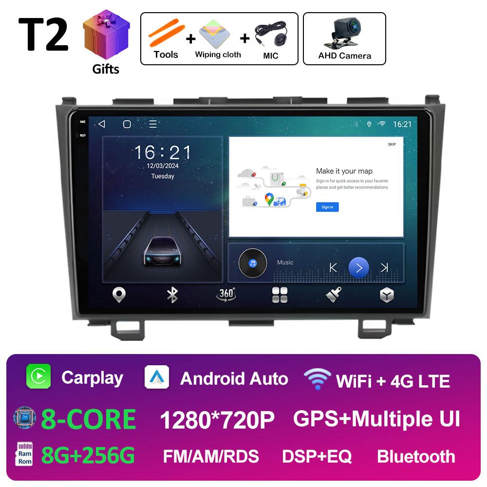 GPS Navigation For Honda CR-V 3 RE CRV 2007 2008 2009 2010 2011 WIFI 9 Inch Android Car Radio Multimedia Video Player Auto Tools