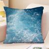 Blue Ocean Pillow Case Fashion Square Pillowcase Bedroom Sofa Room Ins Decoration Leisure