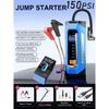 6000A 180psi 5 In1 Car Emergency Battery Pack Light 12v Booster Starting Device Capacitor Compressor Jump Starter With Air Pump