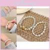 Fashionable Cat's Eye Stone Beaded Bracelet High-end All-match Wrist Accessory