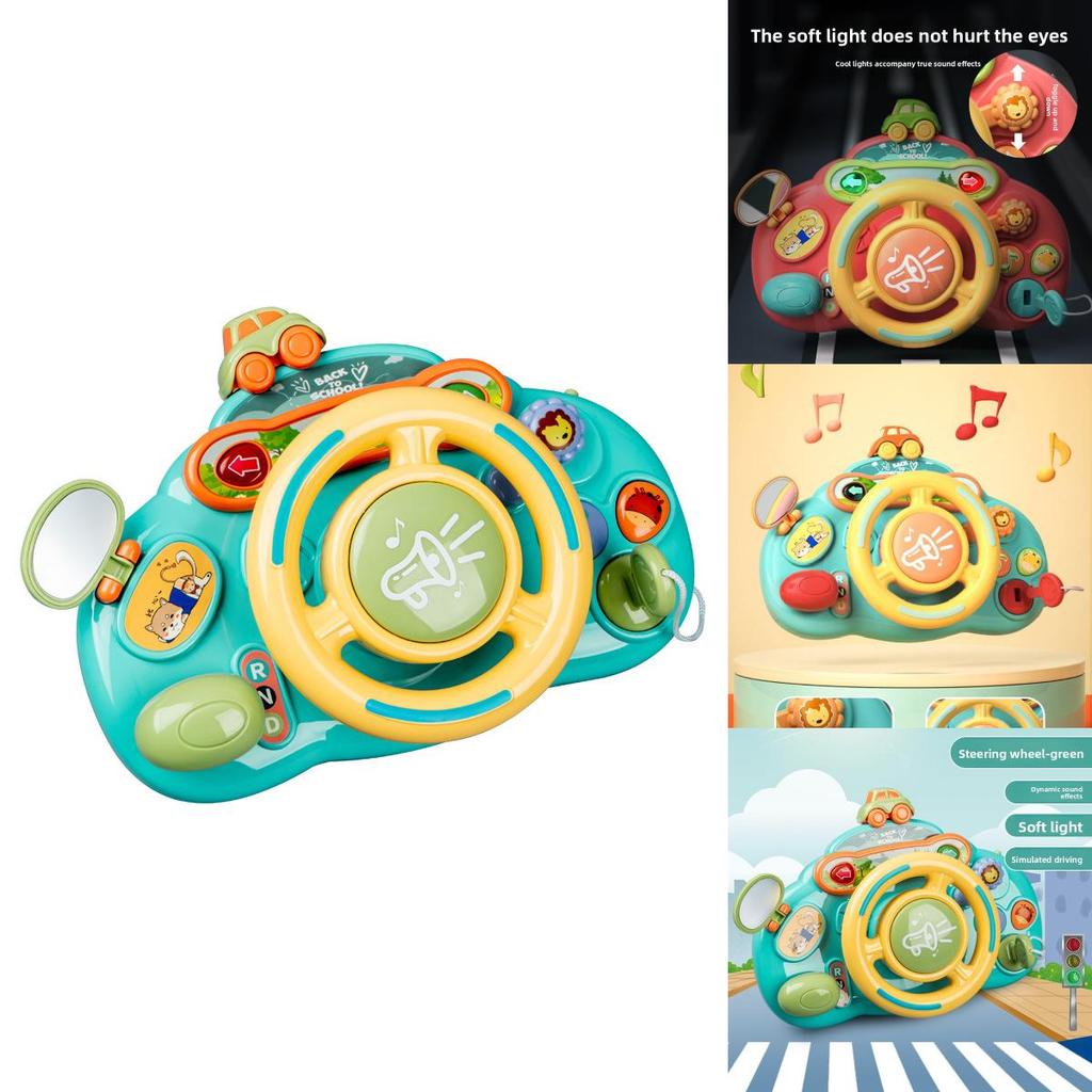 Childrens Educational Driving Toy Steering Wheel With Music And Sound For Early Learning