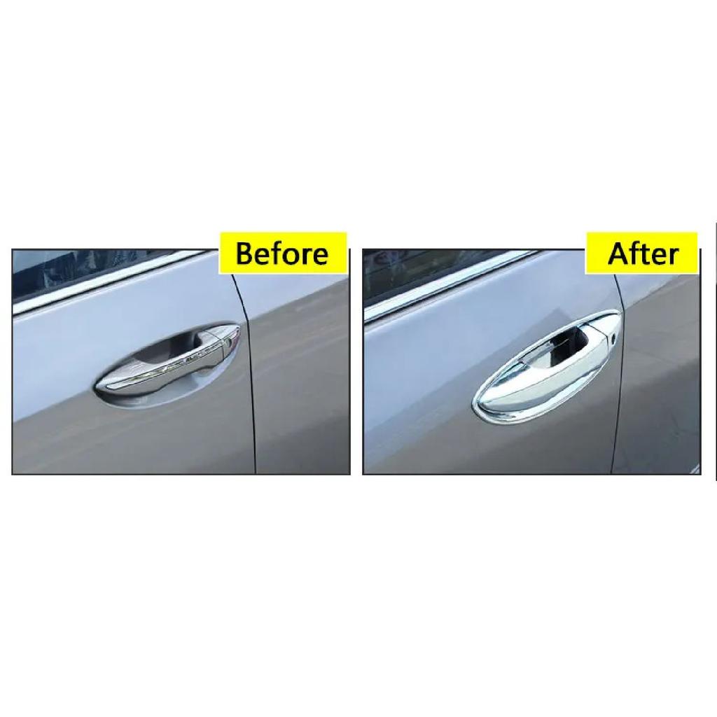 For TOYOTA Corolla 2014 2015 2016 MK11 E160 Levin Luxurious Chrome Door Handle Car Covers Accessories Car Stickers Car Styling