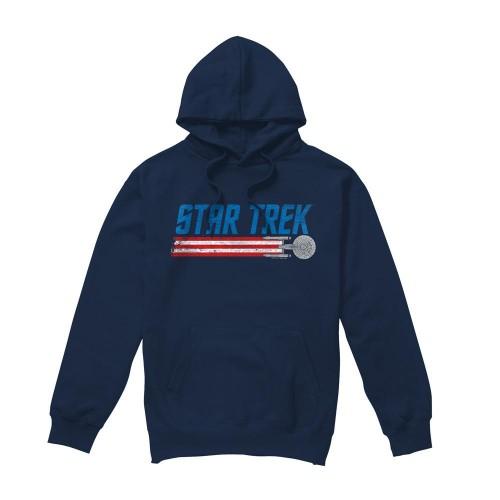 Star Trek Mens Enterprise Americana Hoodie