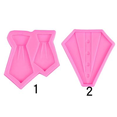 Abito Vestito Taglia Cravatta Modellazione Decorazione Torta Stampo in Silicone
