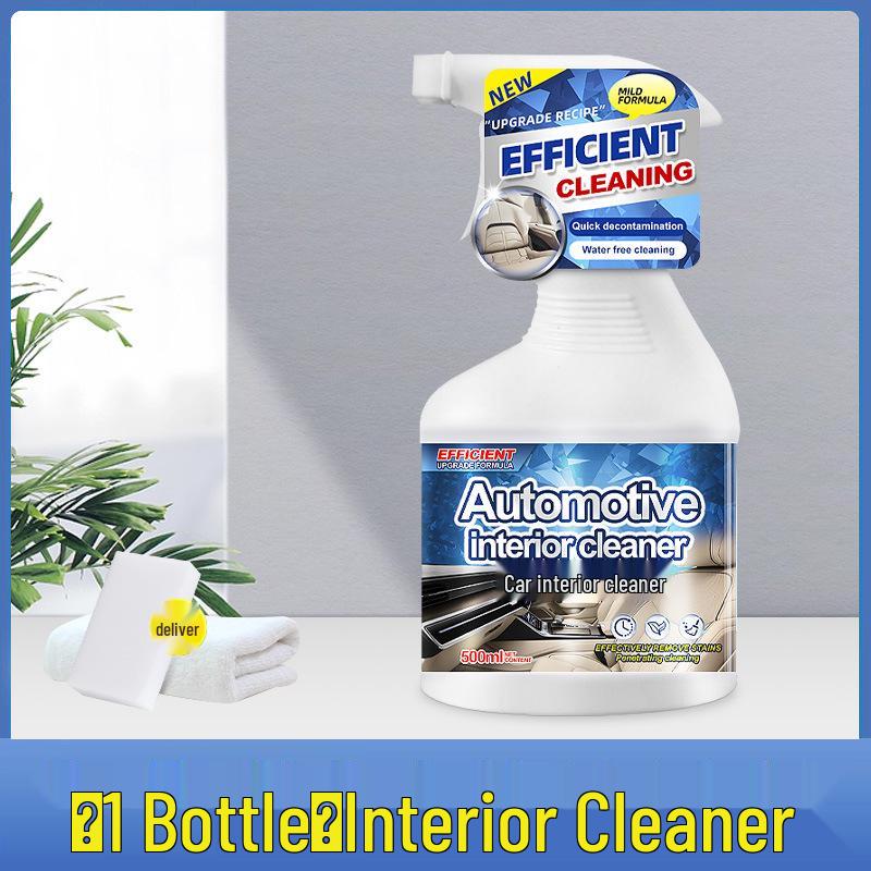 

Leather Car Interior No-Rinse Cleaner - Stain Remover & Foam Headliner Renovation Tool