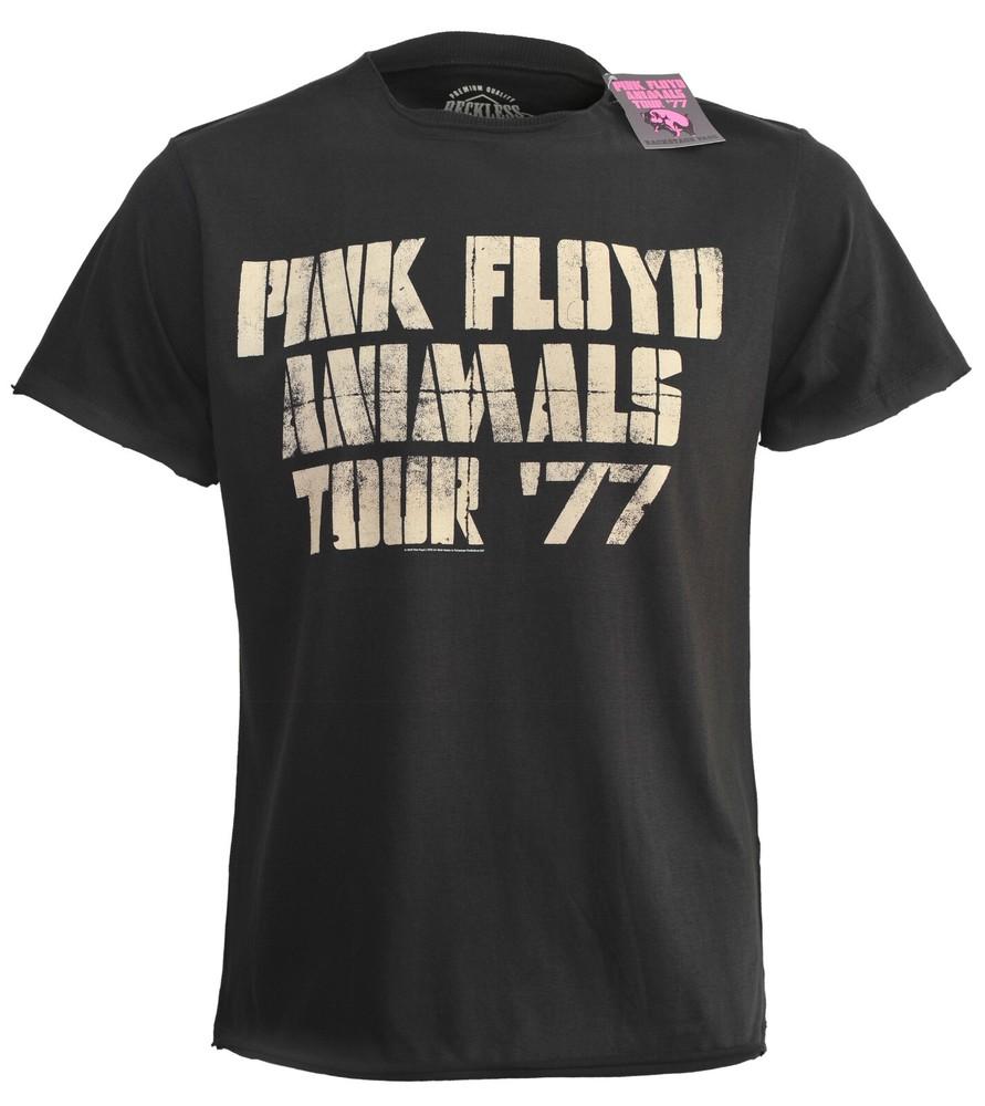 

Официальная футболка Pink Floyd Animals Tour 1977 Reckless Apparel Винтажный рок Новая M