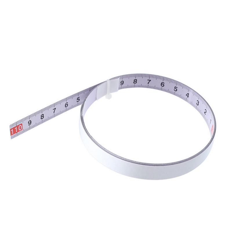 Self Adhesive Metric Measure Tape Vinyl Silver Ruler For Sewing Machine Sticker