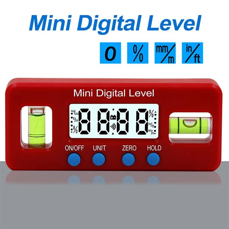 100mm Precision Digital Protractor Angle Finder Inclinometer Electronic Level Box with Magnetics Angle Measuring Carpenter Tool