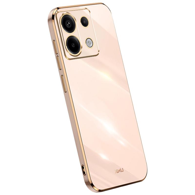 XINLI For Xiaomi Redmi Note 13 Pro 5G/Poco X6 5G Back Case Electroplating TPU Anti-scratch Phone Cover