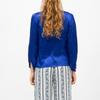 Blouse col v effet satin bianca légère Femme LA PETITE ETOILE