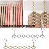 Space Saving Clothes Hanger Stainless Steel Closet Organizer Multifunctional Clothes Drying Rack