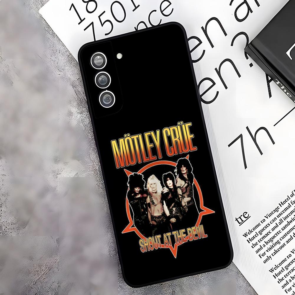 

Rock M-Motley C-Crue Band Phone Case For Samsung S26 S25 Edge S24 S23 S22 S21 S20 Ultra Plus Fe Galaxy A54 A53 A34 A25 A16 Cover Samsung S21 Plus