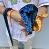 3D Printed Cobra Statue, Flexible 3D Printed Animal, Colorful Figurines Statue, Gifts, 130Cm/51.18In, 90Cm/35.43In
