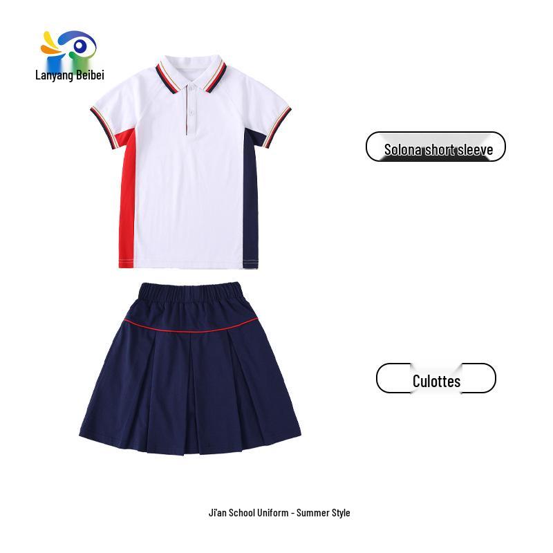 

Ji an City Primary & Middle School Spring/Autumn 3-Piece Uniform Set 2025 - New Kindergarten Style 100 cm