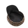 Ins Leopard Print Internet Celebrity Cap Beret Female Retro Flat Top Navy Hat Street Tide Octagonal Hat