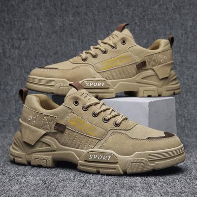 Men Vulcanized Shoes Fashion Outdoor All-Match Lace-up Shoes Comfortable Lightweight Footwear Male Non-slip Walking Sneakers
