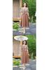 Elegant Chiffon Summer Dress for Middle-Aged & Elderly Women - Short Sleeve Long Skirt (2026 Edition)
