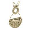 Easter Bunny Basket   Woven Hanging Unlined Wall   Spring Decor for Flowers Gifts