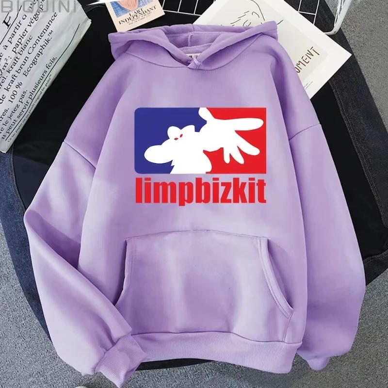 Limp Bizkit Moda Męska Bluzy z Kapturem Mężczyźni Kobiety Bluzy z Kapturem Hip Hop Codzienne Bluzy Jesień Zima Chłopcy Dziewczynki Streetwear Bluza z Kapturem