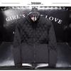European Winter Men's Black Cotton Jacket - Short, Warm, Trendy, and Solid Color Outerwear