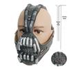 Silver Hood Bane Mask - Dark Knight Joker Halloween Horror Cosplay