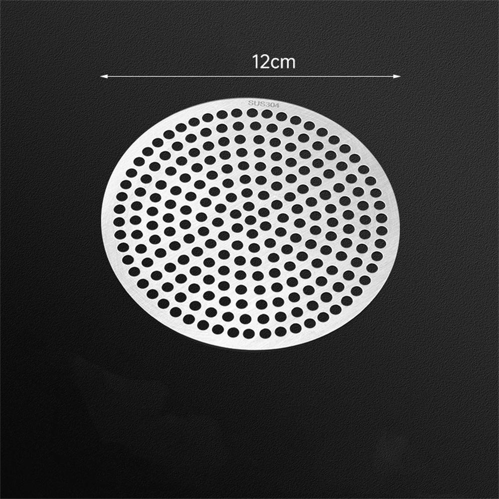 Effektiver Haar- und Schmutzblockierer Edelstahl Badezimmer Duschablauf Haarfilter Hochwertiger Edelstahl Runde Form