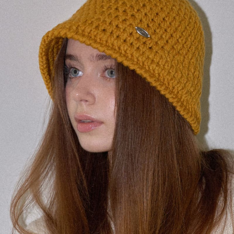 Langsamlangsam Heulen Winter Wolle Handgefertigt Häkeln Stricken Eimerhut _ 9Farben