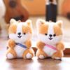 Corgi Plush Puppy Pendant Bag Hanging Decoration Keychain Animal Cartoon Doll