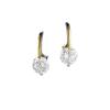 Xiancan 925 Sterling Silver Classic Round Diamond Stud Earrings - Light Luxury & Versatile Style