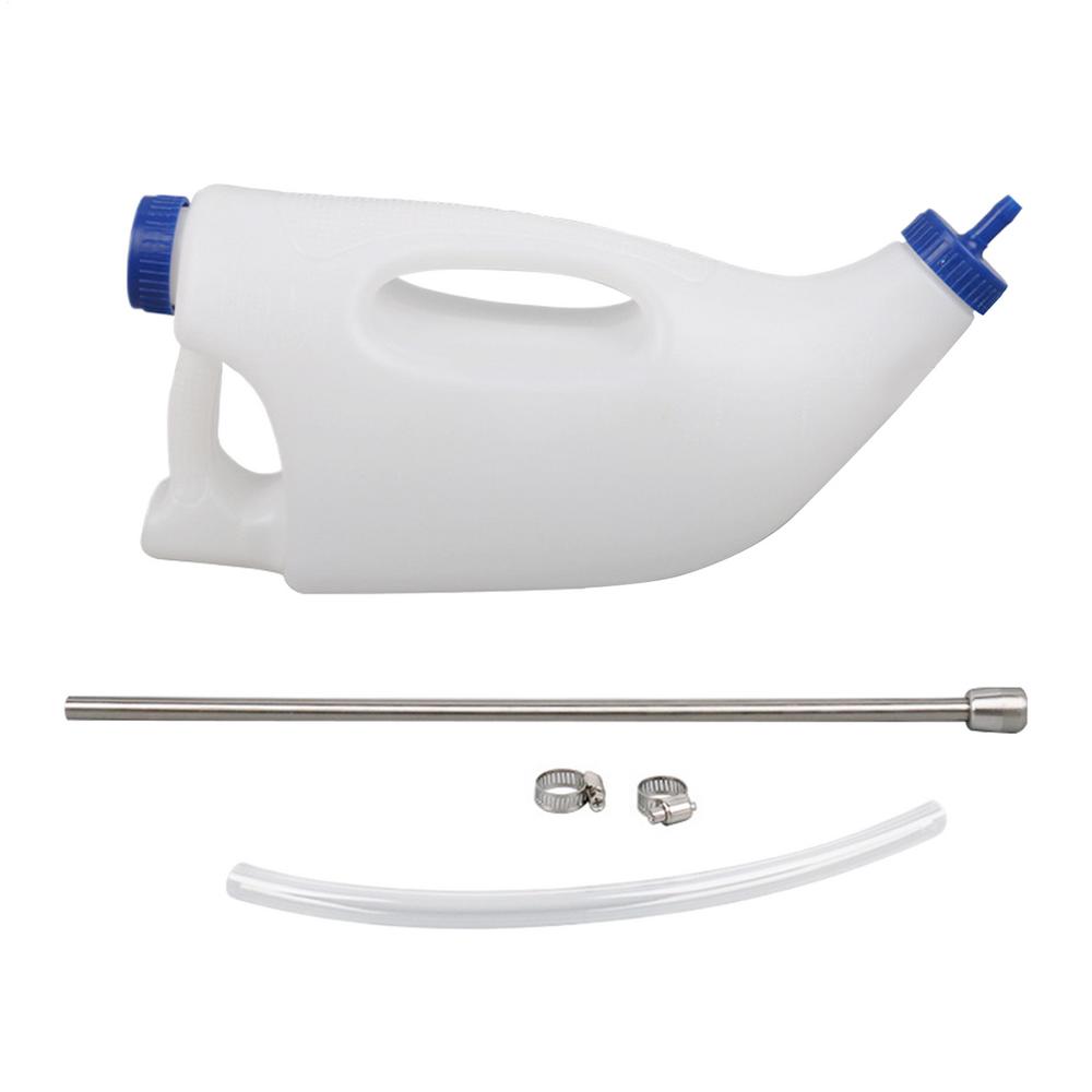 Kälber-Flasche 4L Kälbertränke Kälber Kuh Fütterungsschlauch Wasser Milchflasche Kälber Trinkflasche Milchflasche Nutztier-Futterspender