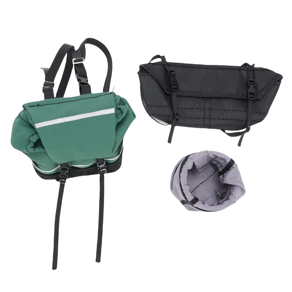 RC Decorative Bags Fit for SCX10 Polyester Weather Resist Luggage Set 1 8 1 10 RC Car Roof Decoration Green