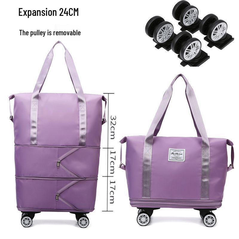 Dreilagige Duffle-Tasche für Wehen und Geburt mit Rädern - Handliche Reisetasche mit großem Fassungsvermögen für Frauen